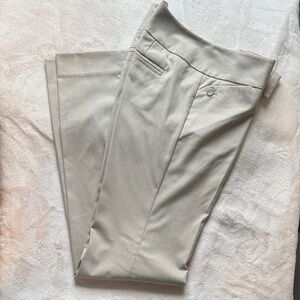 NWT Women’s Drew fit Flare leg Classic Tan dress Pants